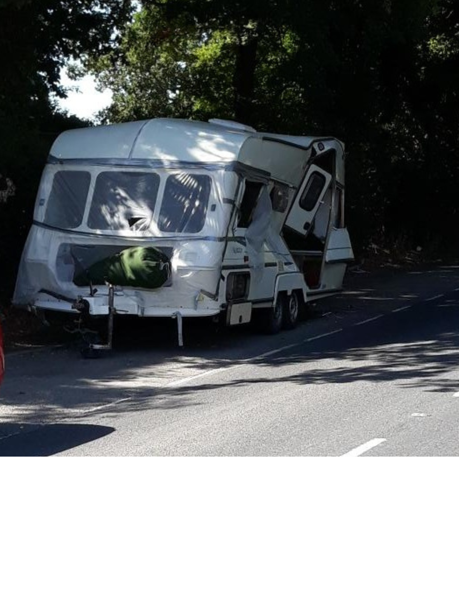 Dumped Caravan in Bracknell